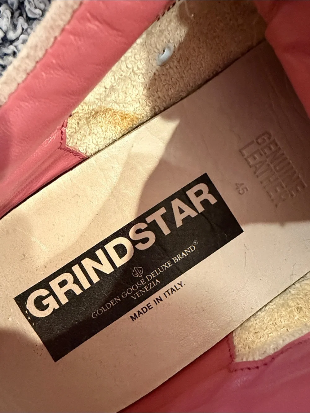 Golden Goose Grindstar sneakers, special edition, pink suede, good condition